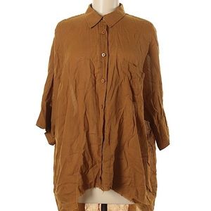 Free people short sleeve button down